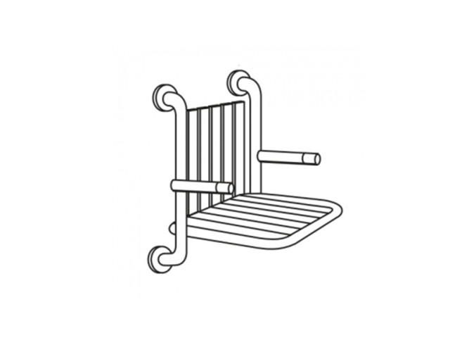 Сиденье откидное со спинкой и подлокотниками HATRIA AUTONOMY Y0DW01