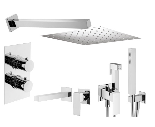 Комплект для душа Plumberia Selection TAG KITZTGT18QCR220