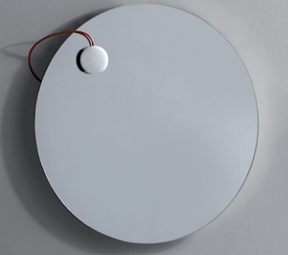 Круглое зеркало с металлической структурой SIMAS BORMIO FS 2