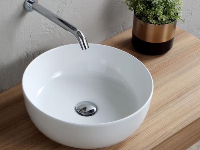 Раковина накладная Scarabeo GLAM 1808