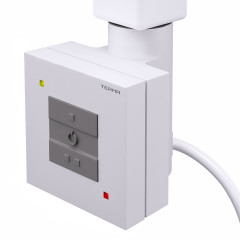 Полотенцесушитель Электрич. Ника QVADRO Л 90 80/60 левый тэн КТХ-1 белый*