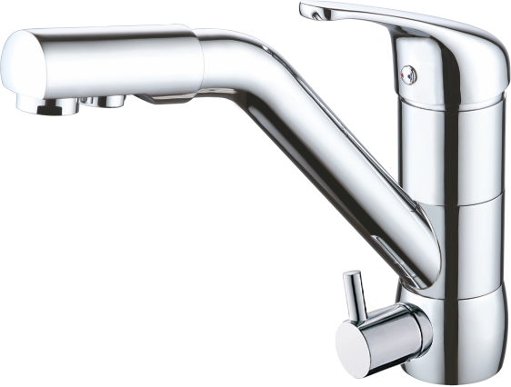 16026 Смеситель од-рыч. для кухни с фильтром "GANZER"  (10/1шт)