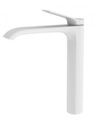 343512-F Смеситель од. для раковины-чаши (БЕЛЫЙ) ViEiR (10/1шт)