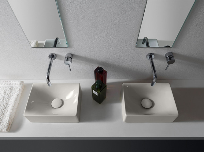 Раковина накладная Scarabeo SOFT-HUNG-CUBE 1503/41