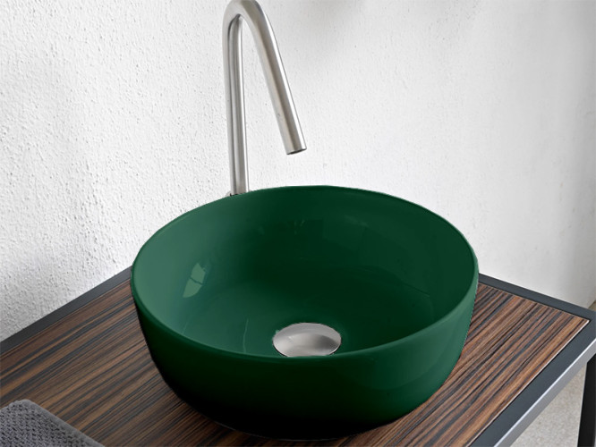 Раковина накладная Scarabeo GLAM 1807/55