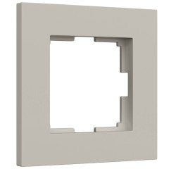 W0012917/ Рамка на 1 пост Slab (дымчатый софт) W0012917