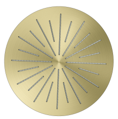 18430-S Тропическая лейка, круглая 32см (Мат. Золото)  GANZER  (6/1шт)
