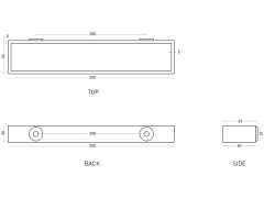 Полотенцедержатель CIELO ACCESSORIES ACPR30 NM