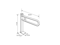 Поручень 88 см HATRIA AUTONOMY Y0DD01