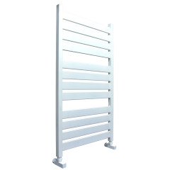 Полотенцесушитель Ника MODERN ЛМ-7 100/50 RAL9016 белый матовый с вентилями (комплект люкс)