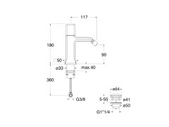 Смеситель для биде CRISTINA ITALY IT32077
