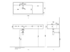 Раковина накладная / подвесная CIELO PLINIO PNLA115 NI
