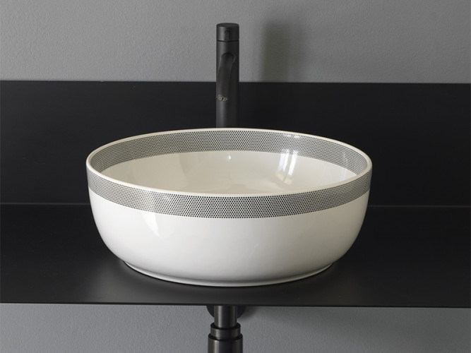 Раковина накладная Scarabeo GLAM 1808/FSNR