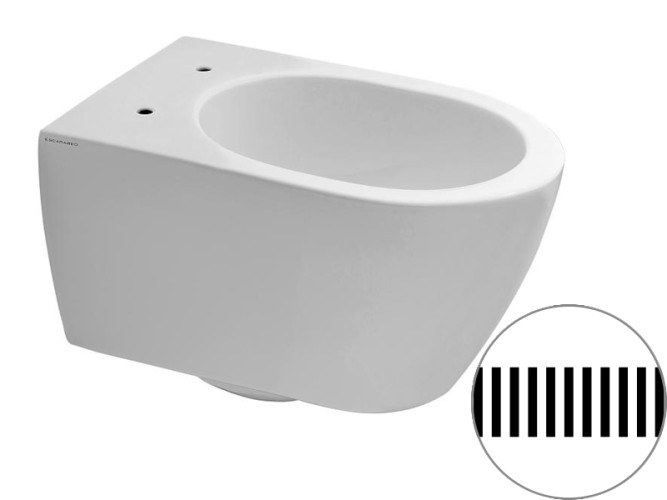 Унитаз подвесной, безободковый Scarabeo MOON 5520/CL/RRNR