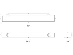 Полотенцедержатель CIELO ACCESSORIES ACPR45 NM