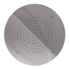 Graffio Kings, круглая потолочная душевая головка 40 см, 1 режим: дождь, цвет хром