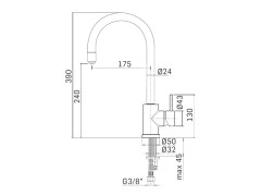 Смеситель для кухни MAMOLI PROGRAMMA CUCINA 720700000001
