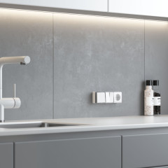 Выключатель одноклавишный Gallant (белый) W5010001