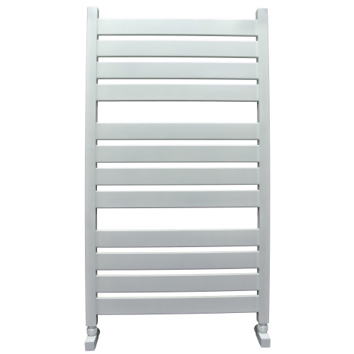 Полотенцесушитель Ника MODERN ЛМ-7 100/50 Soft Touch белый матовый с вентилями (комплект люкс)