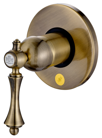 77055-D Смеситель встраиваемый круглый (БРОНЗА)