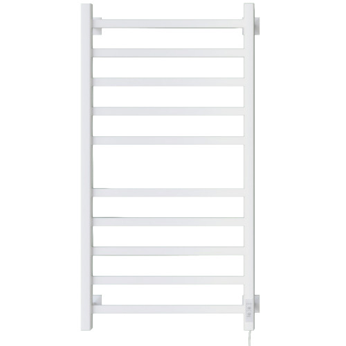 Полотенцесушитель Электрич.кабельный Ника STEP-1 100/50 RAL9016 белый матовый правый тэн