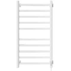 Полотенцесушитель Электрич.кабельный Ника STEP-1 100/50 RAL9016 белый матовый правый тэн