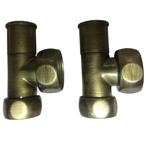 ВЕНТИЛЬ ЗАПОРНЫЙ УГЛОВОЙ КОЛП  3/4" x 1/2"  г/ш  8202-1SCH0405/2С, с отраж.(ZZ-4701, ZZ-4703) бронза