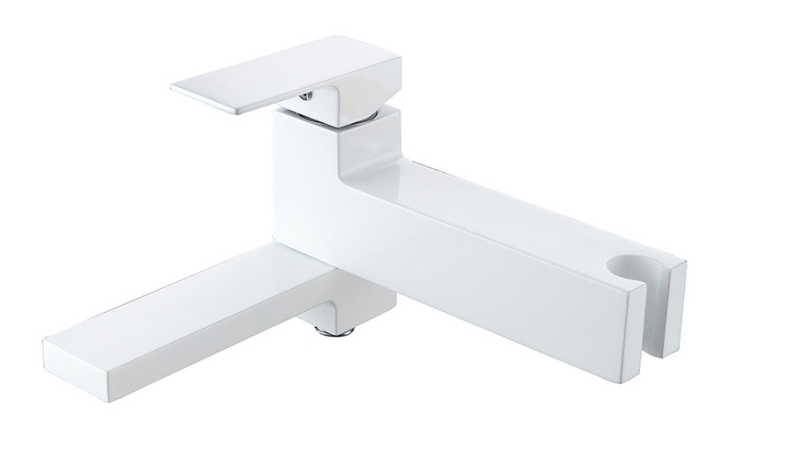 393531-F Смеситель од. для ванны кор. (БЕЛЫЙ) ViEiR (8/1шт)