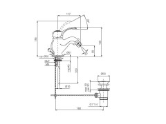 Смеситель для биде FIMA CARLO FRATTINI LAMP F3302CR