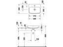 Раковина DURAVIT HAPPY D.2 Plus 2360501300
