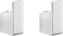 Gedy Pirenei, набор из 2-х крючков, цвет хром