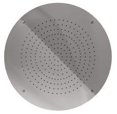 Graffio Kings, круглая потолочная душевая головка 50 см, 1 режим: дождь, цвет хром