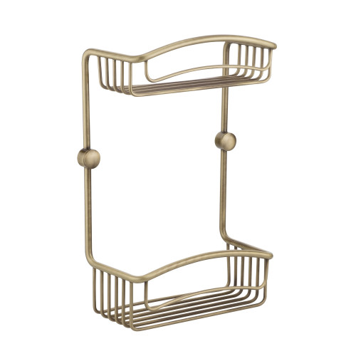 Решетка двойная L20xP10xH30 см., бронза Migliore COMPLEMENTI