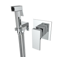 393553 Комплект скрыт. монтажа для биде квадрат. (ХРОМ) ViEiR  (10/1шт)