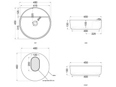Раковина накладная CIELO SHUI COMFORT SHCOLATSF FN