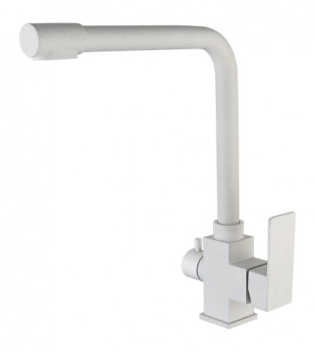 15025-F2 Смес. для кухни под фильт. выс. Г-обр. (НЕРЖ,МОЛ.БЕЖ.) ViEiR (10/1шт)