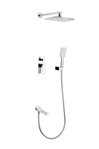 07165 Смеситель встраиваемый для душа с 3-функ. (ХРОМ) GANZER (6/1шт)