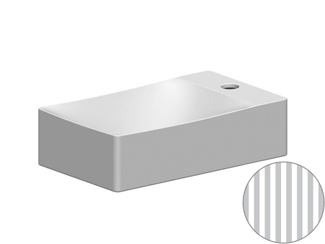 Раковина накладная/ подвесная Scarabeo SOFT-HUNG-CUBE 1502/RENT