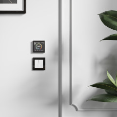 Умный сенсорный терморегулятор с LCD дисплеем белый W1851101