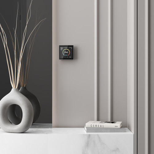 Умный сенсорный терморегулятор с LCD дисплеем белый W1851101