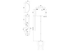 Бачок сливной Scarabeo CASTELLANA 5364/BR