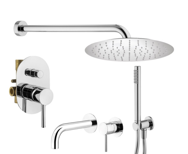 Комплект для душа Plumberia Selection IXO KITXO15CR210