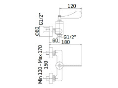 Смеситель для раковины MAMOLI PAOLA&amp;THEBATHROOM 394300000021