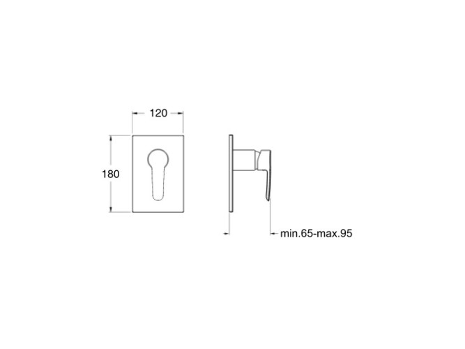 Смеситель для душа CRISTINA NEW DAY ND65651