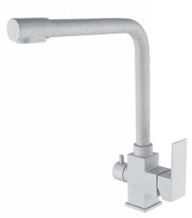 15025-H1 Смес. для кухни под фильт. выс. Г-обр. (НЕРЖ,СЕРЫЙ) ViEiR (10/1шт)