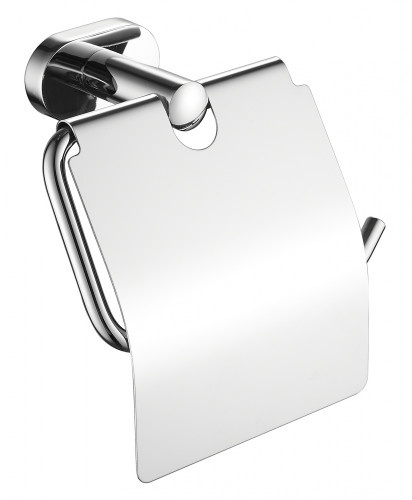 5109 Держатель для туалетной бумаги с крышкой  (ХРОМ) ViEiR  (40/1шт)
