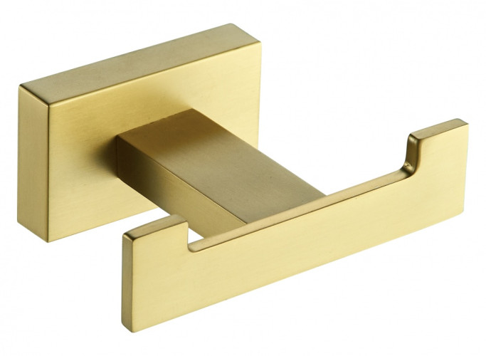 5002-S Крючок двойной для полотенец (Мат. Золото) ViEiR  (50/1шт)