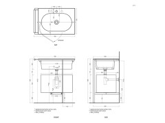 Раковина встраиваемая CIELO ELLE  EKLAO FN