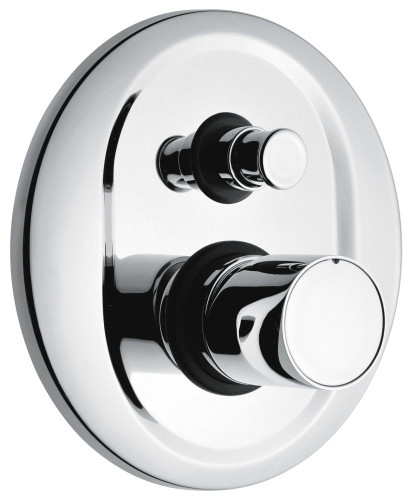 Emmevi Minu, однорычажный встраиваемый смеситель для душа с дивертером на 2 выхода, цвет хром