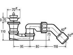 Сифон для душевого поддона VIEGA Viega Visign 312138